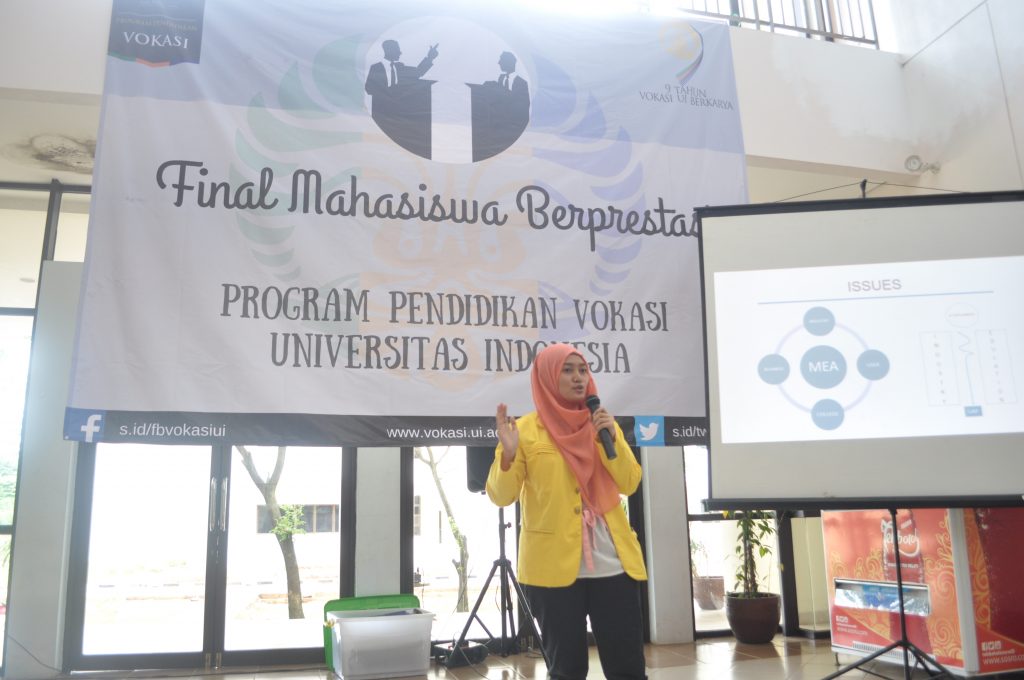 Final Mahasiwa Berprestasi Vokasi Ui 2017 Program Pendidikan Vokasi 