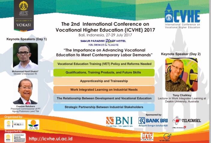 The 2nd International Conference on Vocational Higher Education (ICVHE) 2017