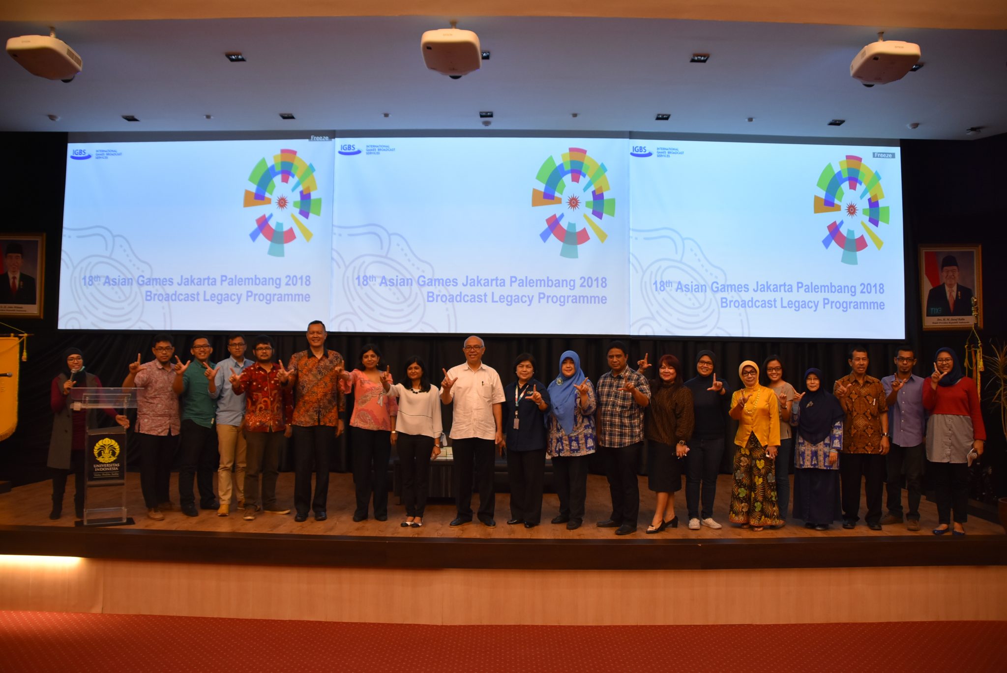 Sosialisasi Broadcast Legacy Programme 18th Asian Games Jakarta Palembang 2018