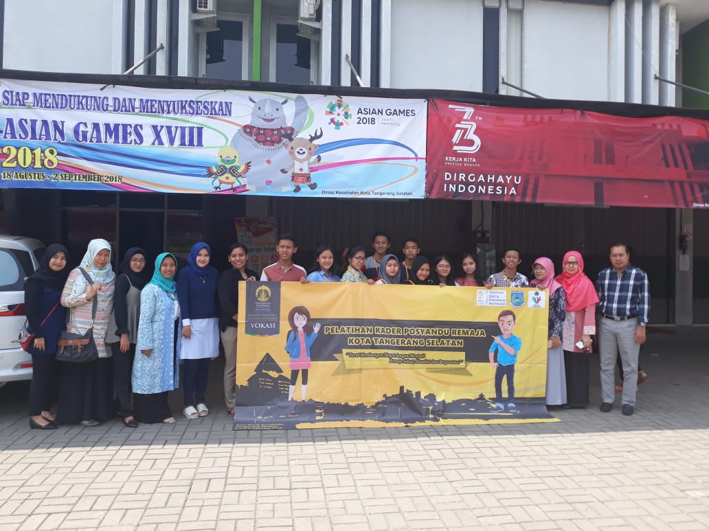 Vokasi UI Adakan Pelatihan Kader dan Pengembangan Posyandu Remaja di Tangerang Selatan