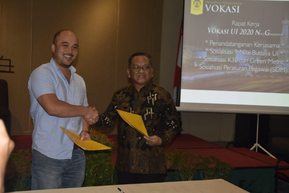 Perjanjian Kerja Sama PT Bukit Vista Nusantara dengan Program Pendidikan Vokasi UI