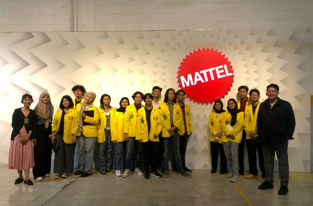 Keseruan Kunjungan Industri Mahasiswa Produksi Media ke PT Mattel Indonesia