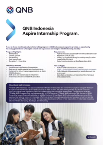 Internship Program - PT Bank QNB Indonesia