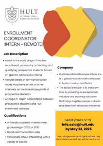 Internship Program - Hult International Business School