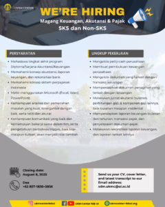 Internship Vacancy - UKM Center FEB UI